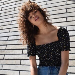 Reformation Jess top size 2 in Posie